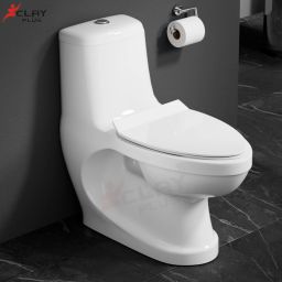 101 - PREMIUM GRADE CERAMIC FLOOR MOUNTED ONE PIECE Western Commode-20