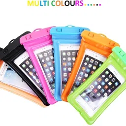 Pouch for Rain proof Mobile Pouch Touch Sensitive Water Pouch Upto 6.7 Mobiles Phone-image-95