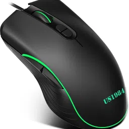 US1984 Wired Optical Gaming Mouse, 6400 DPI, RGB Lighting, 7 Buttons, 7 Color Mode Wired Ambidextrous Optical Gaming Mouse-image-8