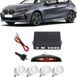 GS38 Silver Car Reverse Parking Sensor with LED Display 4 Sensor G38 Parking Sensor-image-45