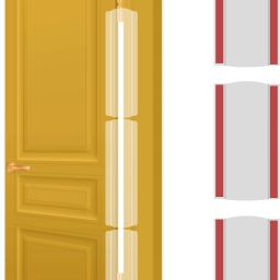Baby Proofing Finger Pinch Door Guard for Kids | Slamming Door Protection for Child Safety | (Pack of 3) Door Crack Protector | Door Hinge Guard for Kids, Child, Babies.-image-43