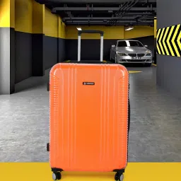 Large Check-in Suitcase (75 cm) 8 Wheels - Clearcase - Orange-image-61