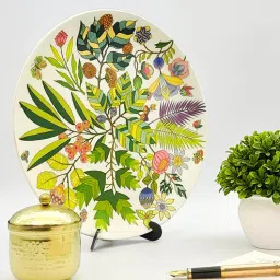kolorobia Multicolor Ceramic The Vibrant Bliss Decorative Plate Showpiece-picture-21