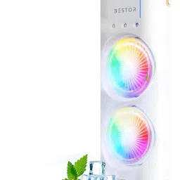 Bestor Portable Air Cooler with Mist Humidifier, Double Cooling Pad & RGB Light Cooling Pad-image-1