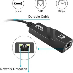 VYAR Type C to RJ45 Ethernet Lan Adapter image 2