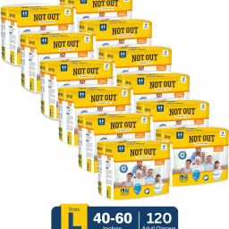 Adult Tape Diapers | Overnight Protection & Upto 12-Hour Absorption | Pack of 12 - L-image-24