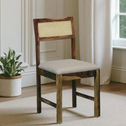 woodsworth from pepperfry Bree Sheesham Wood Dining Chairs In Provincial Teak Finish (Set Of 2)-picture-4