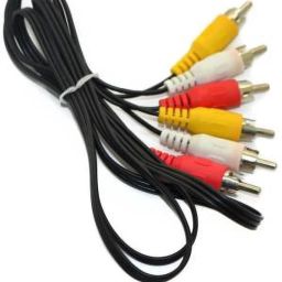 SRIGEETA TV-out Cable Audio Video Cable Tv, Set box, home theater, 3 + 3 Pin-image-77