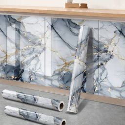200 cm Self Adhesive Glossy Marble Foil Waterproof Sticker For Kitchen And Home Self Adhesive Sticker-image-55
