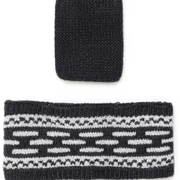 Bharatasya Kids Pack Of 2 Knitted Sweatband & Wristband-image-6