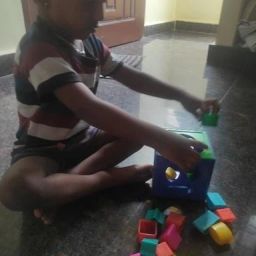 Shape Sorting Cube With 18 Shape And Different Color-CUBE BLUE-487--image-23