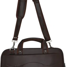 Brown Men Messenger Bag - Extra Large Ultra Sleek Vegan Leather Messenger File Bag Men Women | Faux Leather Messenger Shoulder Side Bag for Men | messenger bags for men | office shoulder bag for men |laptop messenger bags men waterproof | laptop bag 15.6 inch |file bag |leather messenger beg | Corporate Gift Items | birthday gift item for men |daily use travel messenger bags-image-61