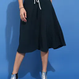BAESD Flared Midi Skirt-image-70