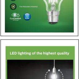 philips 9 W Basic Standard B22 LED Bulb image 3