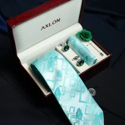 AXLON Silk Cufflink & Tie Pin Set image 2