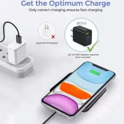 MARS Fast & Sleek: Square Wireless Charging Pad for All Devices Charging Pad image 2