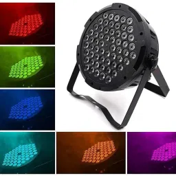 Led Par Light with 3W X 60 RGB Leds for DJ Disco Party, Stage Lighting,Weddings Single Disco Ball-45