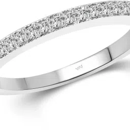 Alloy Crystal, Cubic Zirconia Platinum Plated Ring-image-26