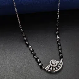 Lightweight Daily Wear Silver Mangalsutra Sterling Silver Mangalsutra-image-15