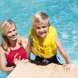 Swimming vest (IND*99) Tropics 41x30cm, inflatable, Swim Floatation Belt-image-48