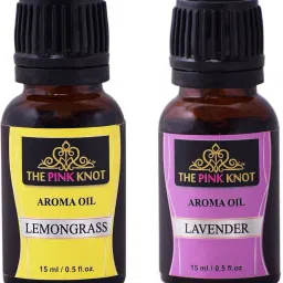 Lemongrass & Lavender set of two aromatic fragrant diffuser oil (15ml each) Aroma Oil-image-82