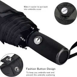 citroda 3 Fold Fully Automatic Rain UV Protection Portable Foldable Tiny Travel Folding Umbrella image 3
