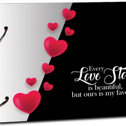 bpdesignsolution Every Love Story Heart Background Scrap Book Photo Album Size 8.5x6 inch 20 sheet Theme, Scrapbook Kit-picture-2