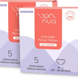 Overnight Disposable Period Panties | M - L | 360 Degree Coverage (Pack of 2) Sanitary Pad-image-34