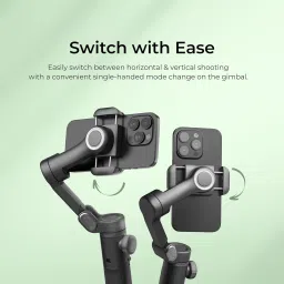 DIGITEK DSG-010PRO with Face & Object Tracking Motion with Gesture Control Action Camera 3 Axis Gimbal for Mobile image 5