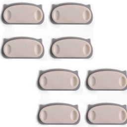 Pig Plug Wire Organizer Cable Holder Clips with Self-Adhesive Pad (8 Pcs Set) Hook 8-image-56
