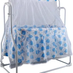 Baby Cradle with Swing | Crib with Mosquito Net | Baby Palna | Sturdy and Safe-14