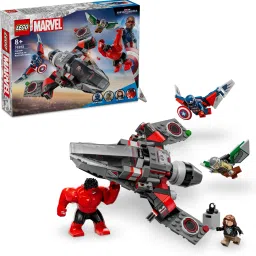 Marvel Captain America vs. Red Hulk Battle 76292 building blocks toys-21