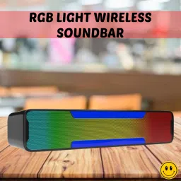 Clairbell Megabar (PORTABLE HOME TV SOUNDBAR) Dynamic Thunder Sound With RGB LightR39 20 W Bluetooth Soundbar-picture-12