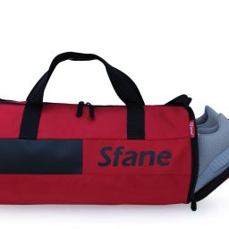 25 L Gym Duffel Bag - Trendy Red & Black Gym Duffle Bags Men & Women Sports Gym Bag Duffle Bag - Red-image-2