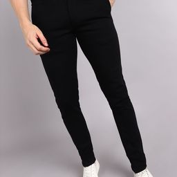 Urbano Fashion Men Black Slim Fit Mid-Rise Clean Look Stretchable Jeans-picture-16