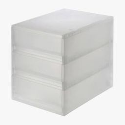 PP Shallow 3-Drawer Storage Case-17