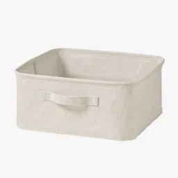 muji Polyester Linen Soft Small Square Box image 1