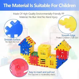gamloid 52 Pcs Happy house Building Blocks Learning Educational Puzzle Toy Kids image 2