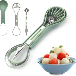 ORTIZA Fruit Icecream Ball Spoon, Fruit Tool, Fruit Scooper Seed Remover Multi Tool-17