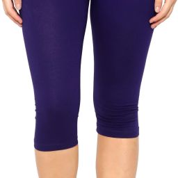 Women Dark Blue Capri-image-37