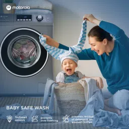 motorola 6.5 kg Garment Sterilization Fully Automatic Front Load with In-built Heater Grey image 5