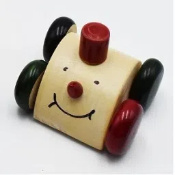 Wooden Handcrafted Joker Car Toy medium size for kids/Showpiece ( Pack of 1 )-image-27