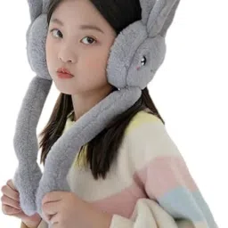 Multicolor Funny Moving Ears Air Pump Earmuff for Girls& Women Ear Muff-picture-19