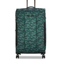 VIP Printed Soft Sided Large Trolley Suitcase-image-53