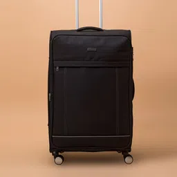 CARRIALL Eternal Solid Soft-Sided Large Trolley Suitcase-49