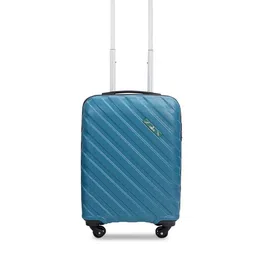 THE CLOWNFISH Textured Hard Sided Small Trolley Suitcase-50