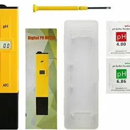 Digital LCD Pocket Pen type pH meter for Water purity Pool Aquarium measurement (Yellow) Digital TDS Meter-image-37