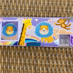 PENIL BOX jiraf, loin Art Plastic Pencil Box-image-10
