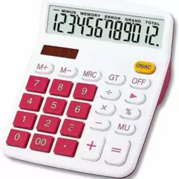 OT-612 Simple Designed 12 Digit Basic Calculator CT- DUAL POWER FAIR & FAST MULTIPURPOSE USE Basic Calculator-26