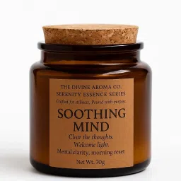 Soothing Mind - Serenity Essence Series I Mental Clarity & Morning Reset I 70 g Candle-image-42